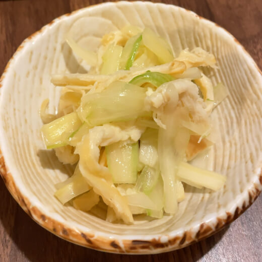 うまみ　イカクンセロリのレモン漬け